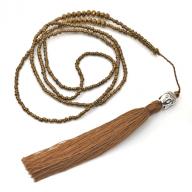 Necklace Budha tassel gold