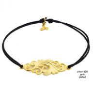 Tattoo gold plated black