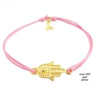 Fatimas hand gold plated pink