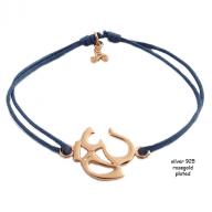OM rosegold plated blue