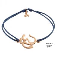 OM rosegold plated blue