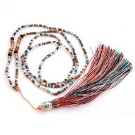 Necklace Budha tassel multi