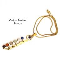 Chakra Neckless Bronze 7 stones