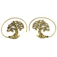 Earing Bronze tree of life