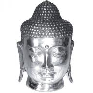 Silverplated Budha head  16 cm