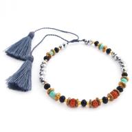 Bracelet beads tassel