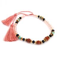 Bracelet beads tassel