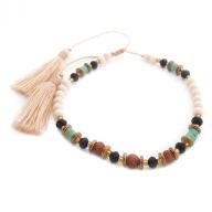 Bracelet beads tassel