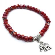 Bracelet crystall beads red