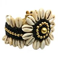 Bracelet makrame cowry shell