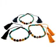 Bracelet beads tassel