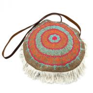 Round Bag Goni Emboidery