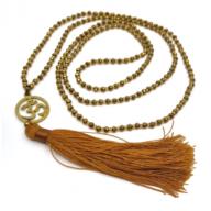 Necklace OM tassel gold