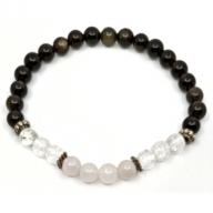 Bracelet semiprecious stones 6mm