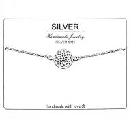 Flower of life silver 925 