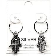 Fatimas hand Silver earings