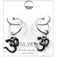 OM Silver earings