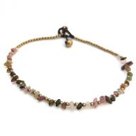 Anklet Brass Tourmaline