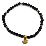 Bracelet crystall beads black