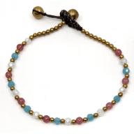 Anklet Brass beads