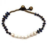 Bracelet brass beads Lapiz